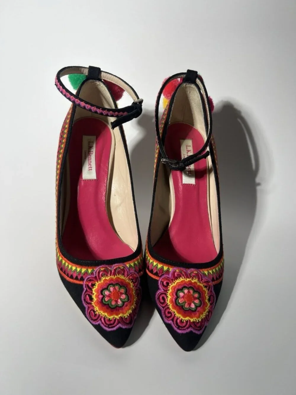 L.K. Bennett Caroline Issa Limited Edition Parrot Heels EU 38 - Picture 1 of 15